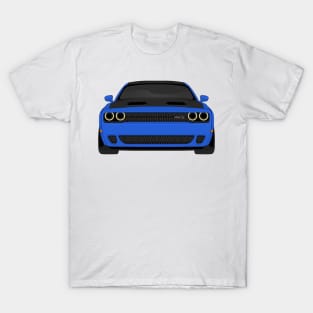 DODGE HELLCAT FRONT BLUE T-Shirt